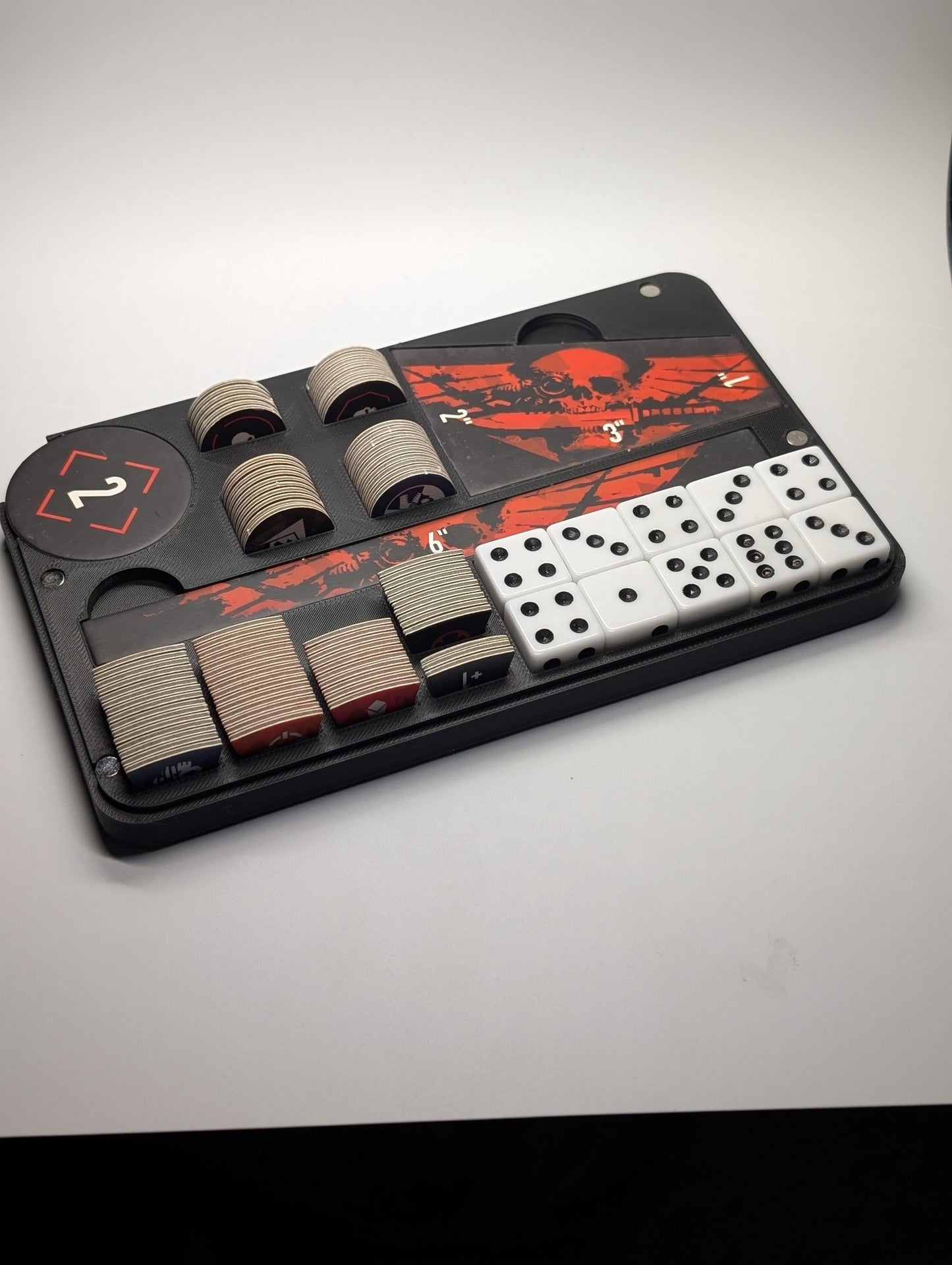 Kill Team 2024 Token storage case with Game Tracker