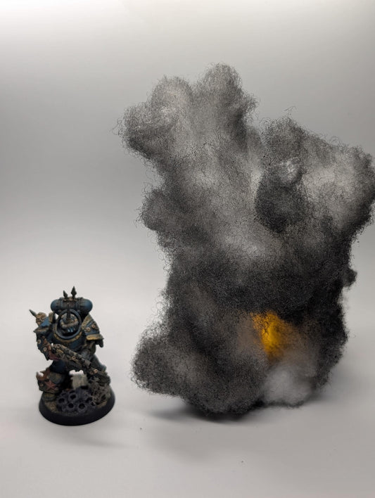Epic Miniature Smoke and Fire Effect for Tabletop Games