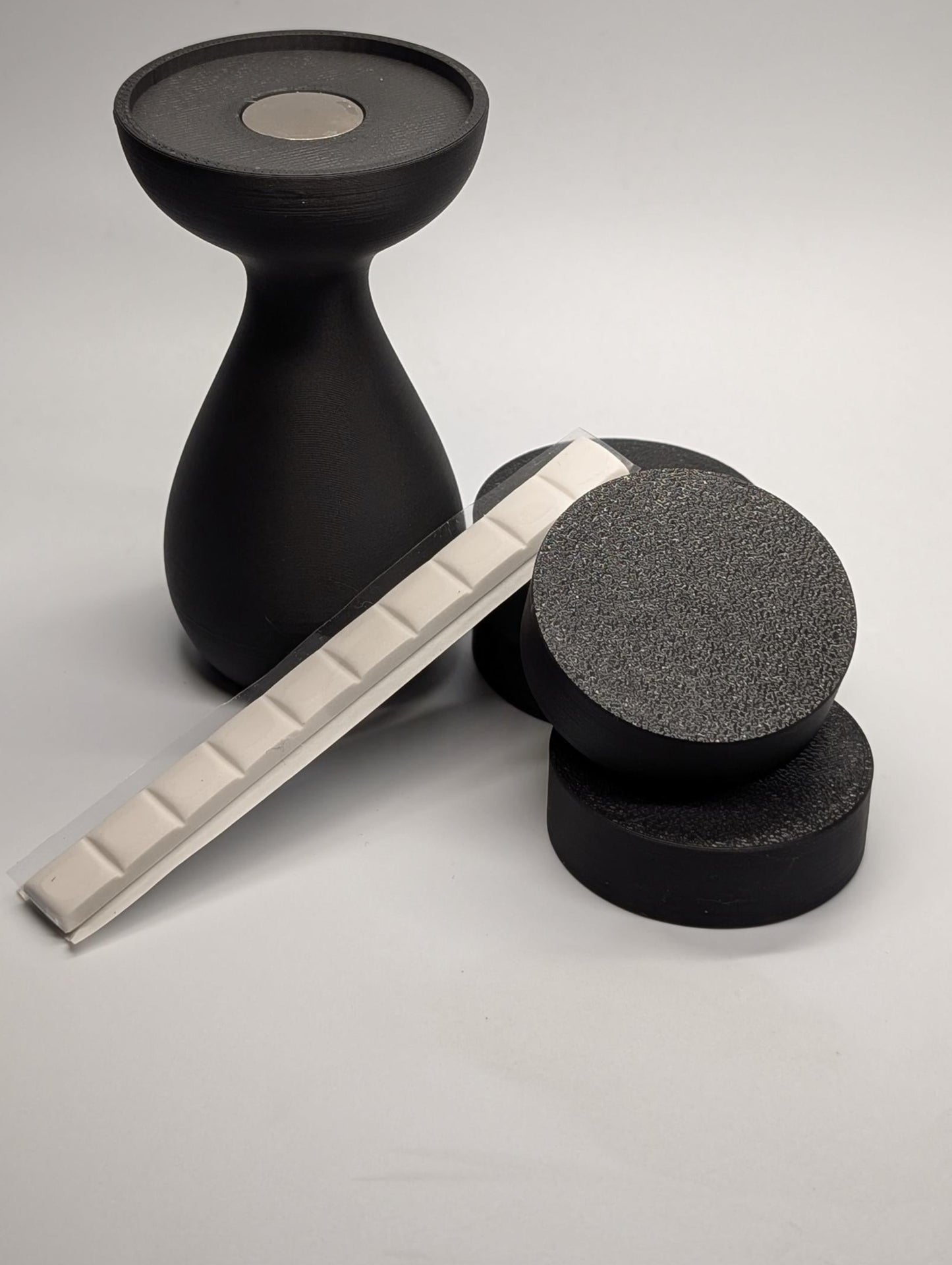 Miniature Painting Handle with Swappable Magnetic Tops & Mounting Putty