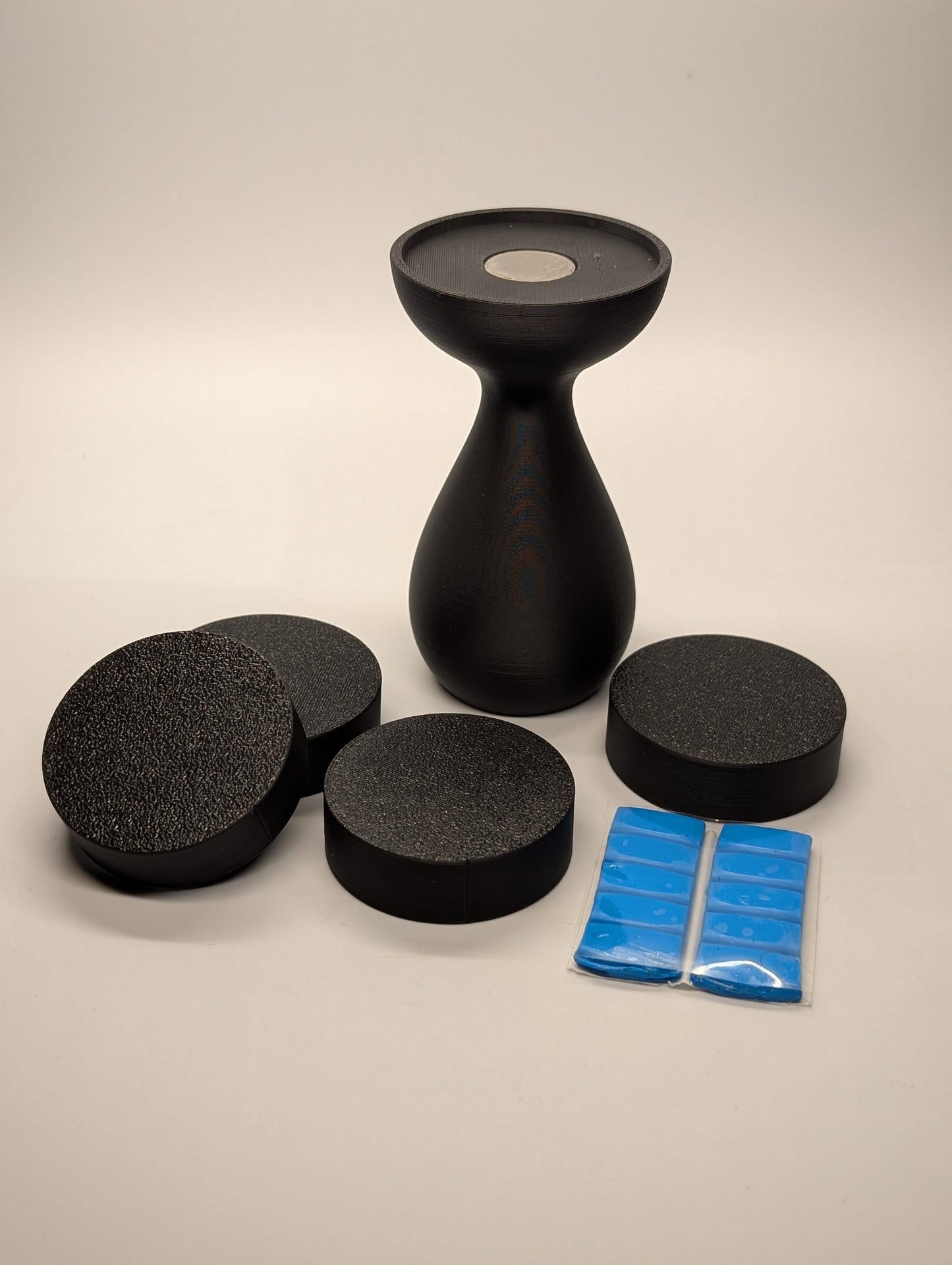 Miniature Painting Handle with Swappable Magnetic Tops & Mounting Putty