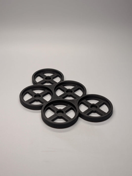 5 model cluster 25/28/30/40mm Magnetic-Compatible Movement Trays – Wargaming Base Holders