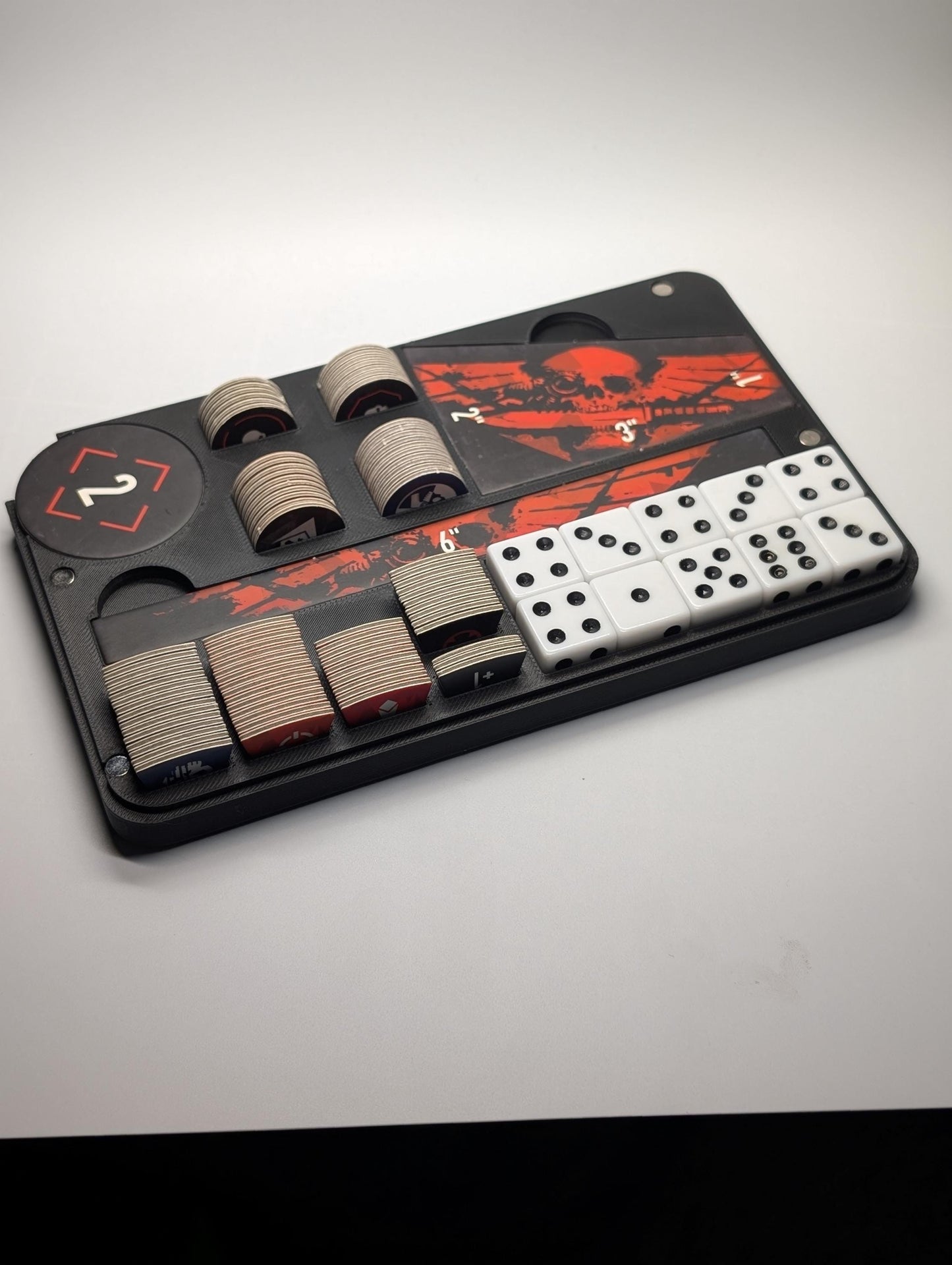 Kill Team 2024 Token storage case with Game Tracker