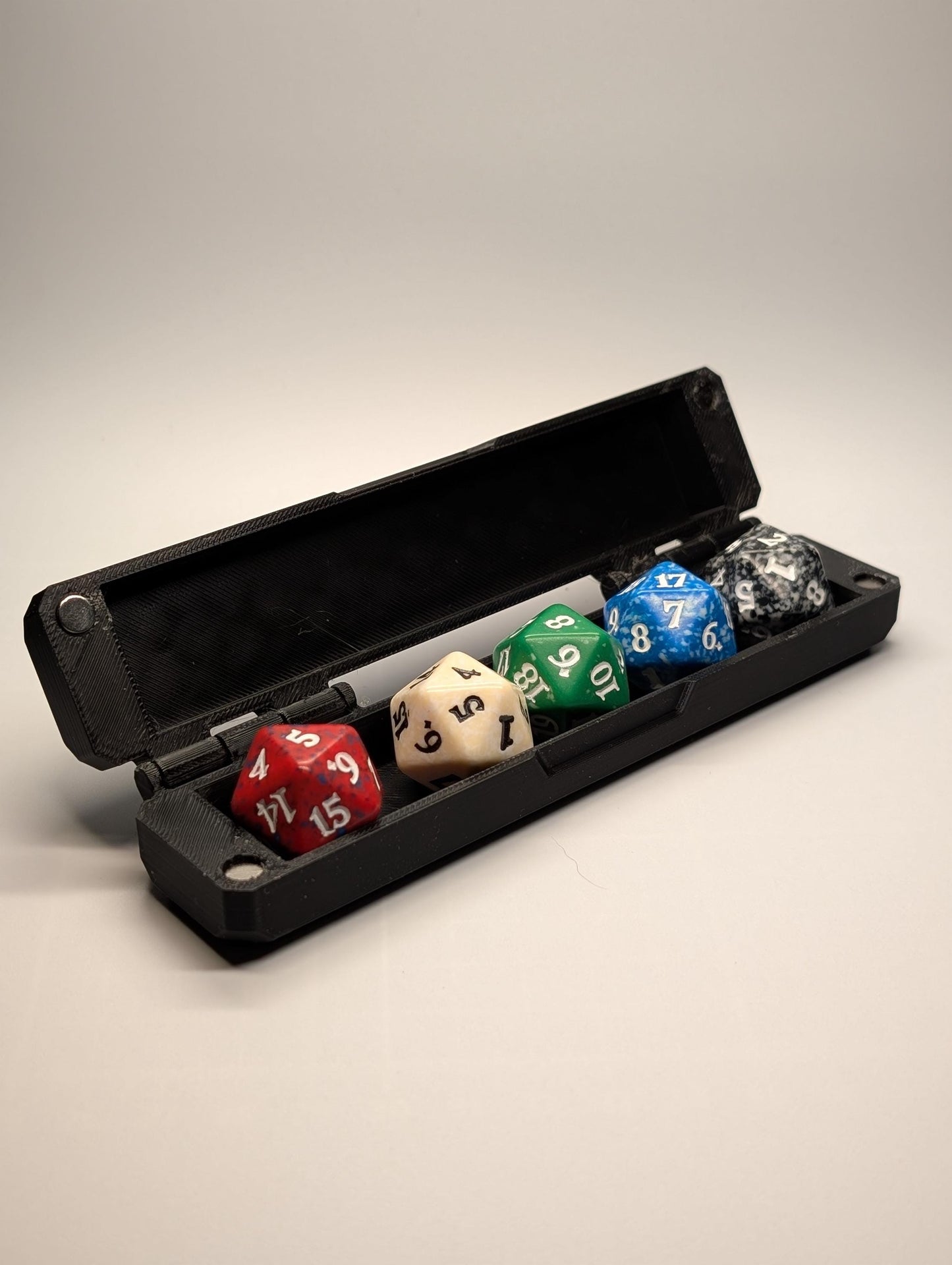 Magnetic Dice Case | Compact D20 Or Dice Storage for Tabletop RPGs