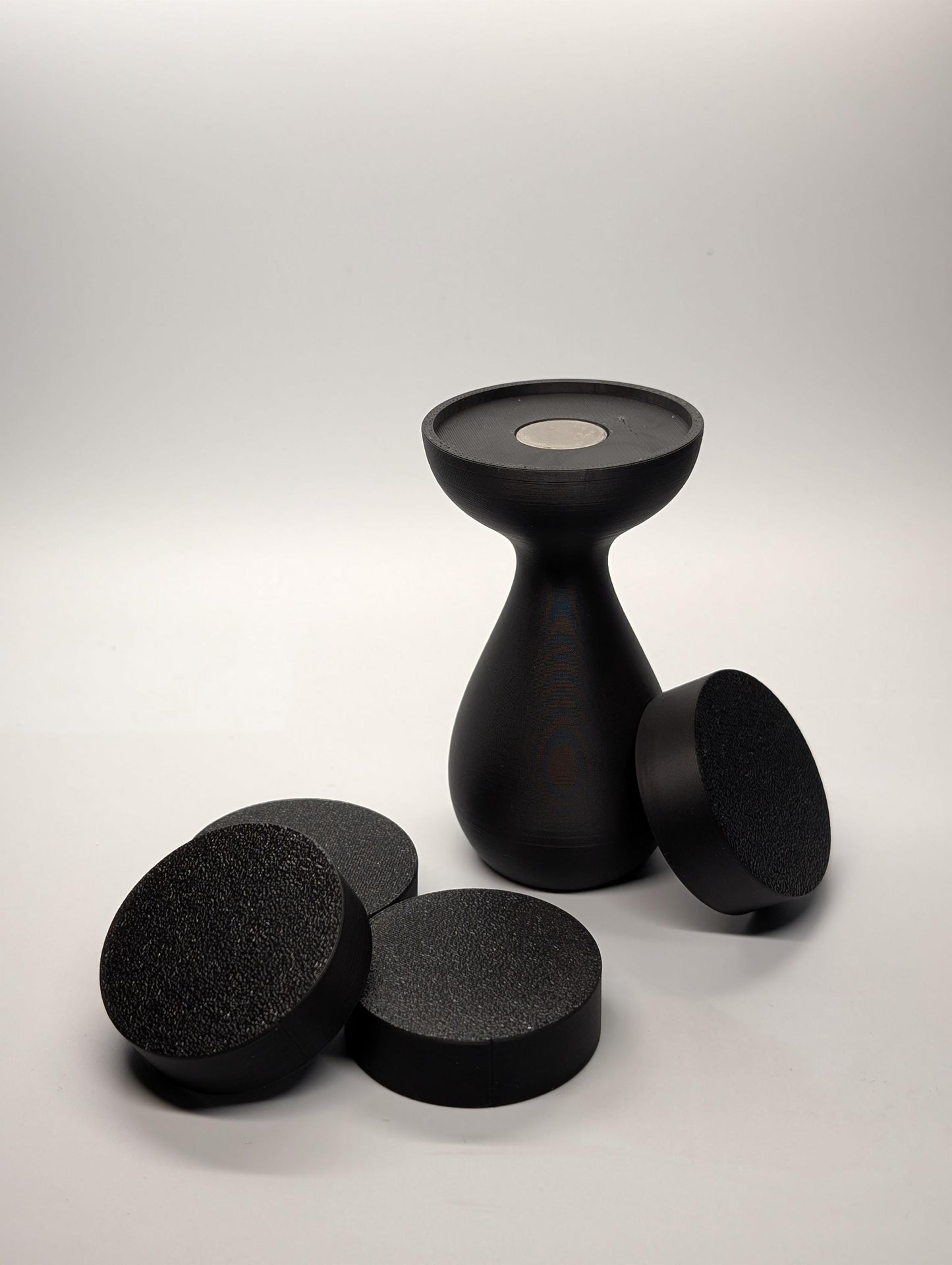 Miniature Painting Handle with Swappable Magnetic Tops & Mounting Putty