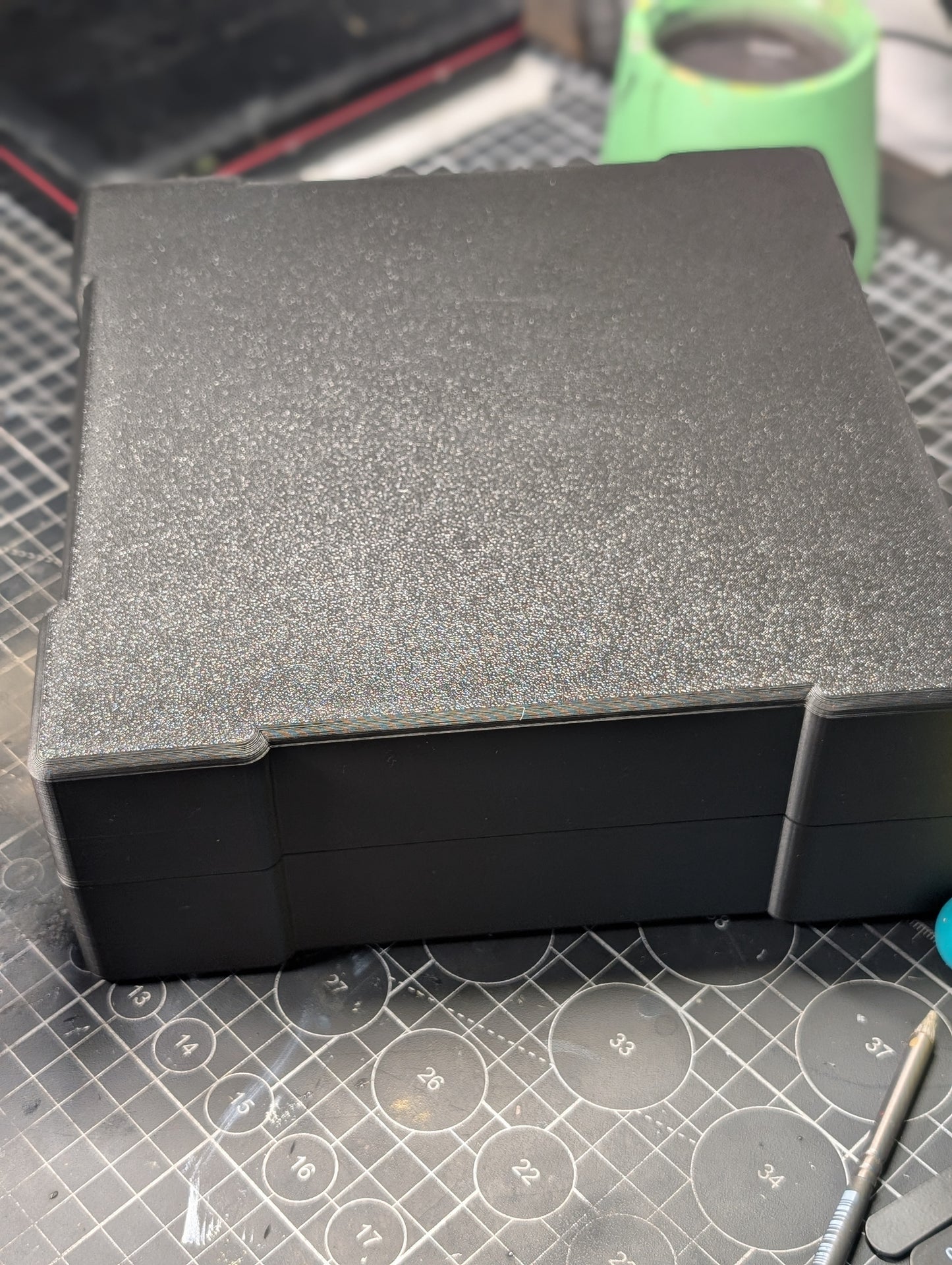 Warhammer 40k Battle Organizer Box – Modular Storage with Scoreboard & Dice Trays