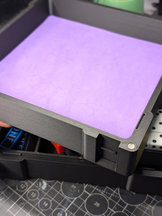 Warhammer 40k Battle Organizer Box – Modular Storage with Scoreboard & Dice Trays